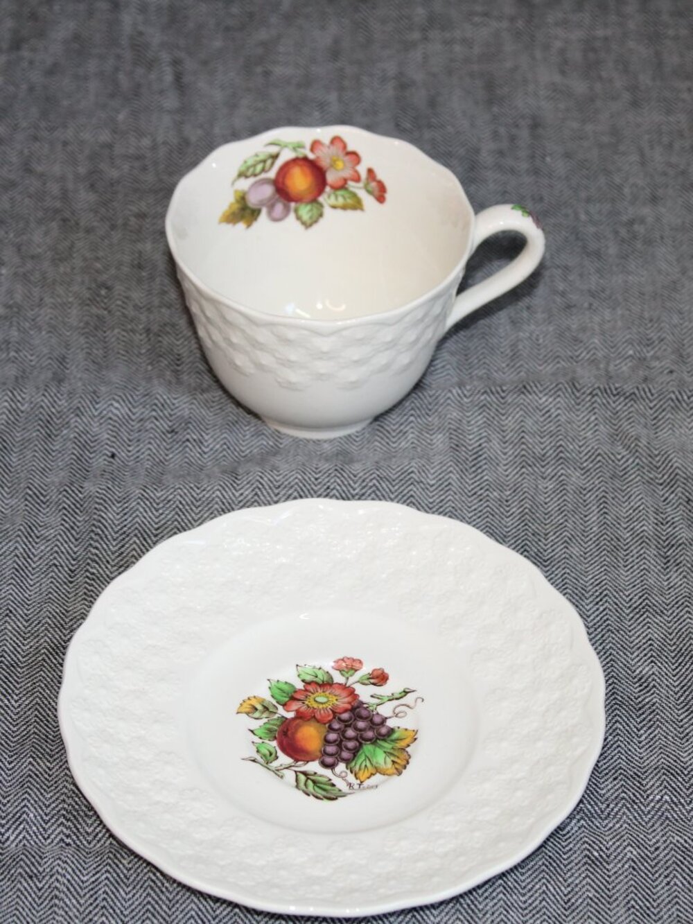 Spode Copeland "Alden" MCM Teacup & Saucer Set